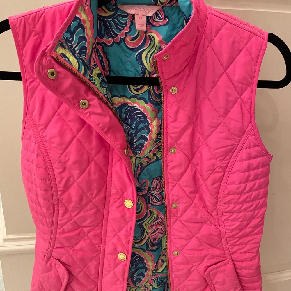 Lilly Pulitzer pink vest